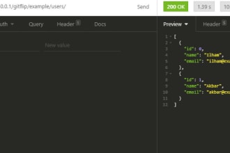 make backend restful API using node js