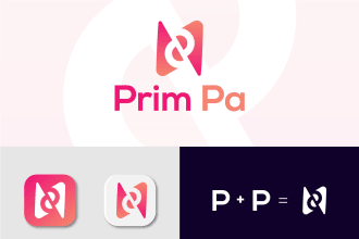design awesome initial letter and branding logo