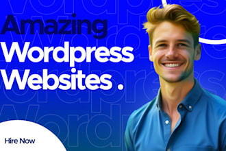 build responsive wordpress website and web design