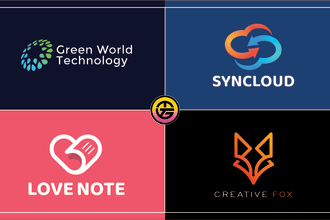 design flat minimalist logo