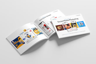 design business brochure, company profile, or proposal