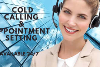 be your professional cold caller and appointment setter