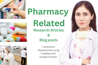 write pharmacy articles and blog posts