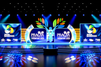 do event stage design for any kind of event with render