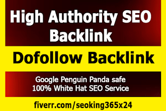 build high authority manual seo dofollow backlinks