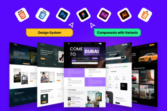 create ui ux for website landing page app and dashboard