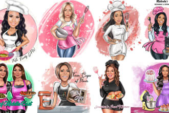 design restaurant food coffee cafe cook bakery cake juice blog cartoon logo