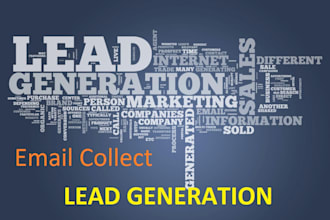 do your targeted b2b lead generation, email collection