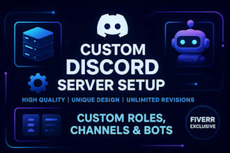 setup a custom discord server professionally
