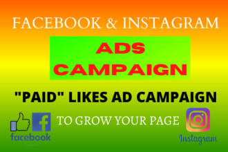 run a fb ad campaign to grow your page likes organically