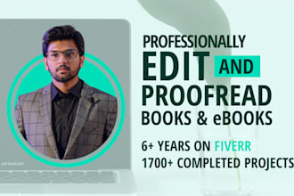edit your books and ebooks