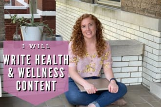 write an SEO health and wellness blog