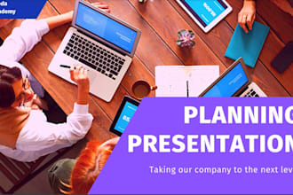 create modern and professional powerpoints presentation