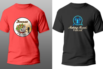 create unique custom trendy t shirt design with unlimited revision