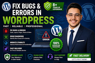 fix bugs and errors in wordpress