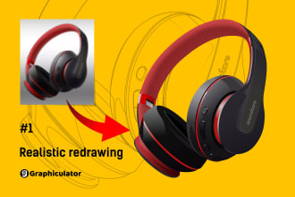 do logo redrawing, convert image to vector, vector tracing