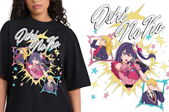 make sick and artsy bootleg anime tshirt