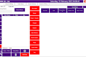 provide pos software for restaurant fast food café shop