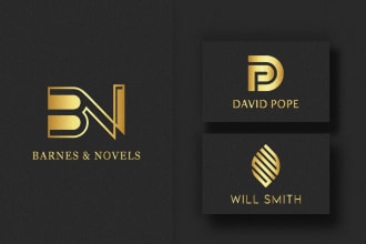 do professional luxury modern minimalist monogram elegant custom business logo