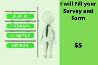 fill your surveys and forms