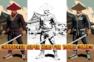 creating super hero character concepts for comics