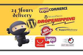 design ali express dropshipping store using woocommerce