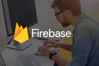 build web app backend using firebase database javascript