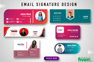 create clickable business HTML email signature and banner