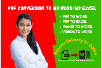 convert any PDF into ms word document
