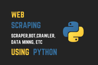 create web scraper using python beautiful soup , scrapy , selenium