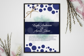 do wedding or event postcard invitation design greeting card