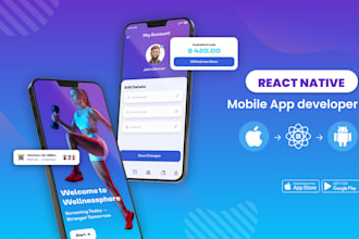 build your mobile app mvp with react native nodejs backend and admin panel