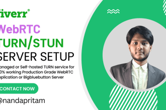install turn server for webrtc , bigbluebutton