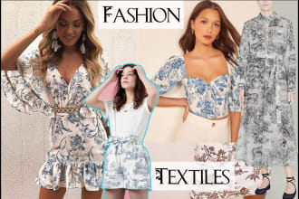 create toile de jouy unique patterns for your textiles