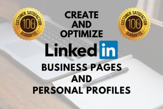 create, revamp and optimize linkedin profiles and business pages
