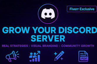 give a guide on how to grow your discord server