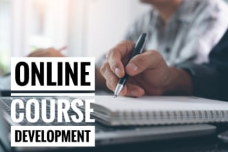 write elearning course content for online course website