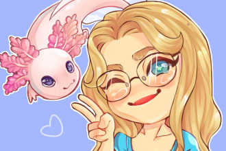draw cute animals, chibi, cartoons