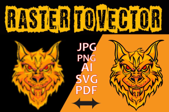 do perfectly trace logo or image to vector file