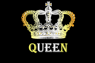 it is a best logo desgin for queen