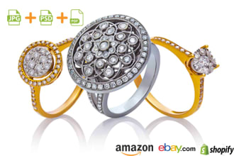 jewelry retouching, editing, background removing, retouching
