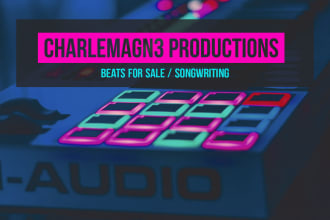 produce your next high quality rock, gospel, afro, rap hit