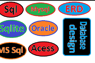design database oracle mysql erd access sql java python task