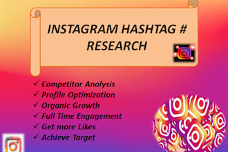 research top instagram hashtags for organic growth