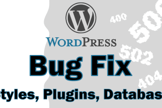 修复任何wordpress错误，问题或bug