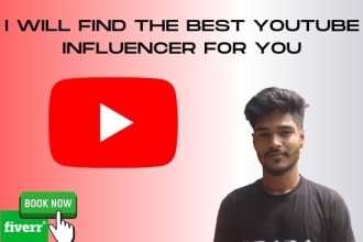 find the best youtube influencer for you