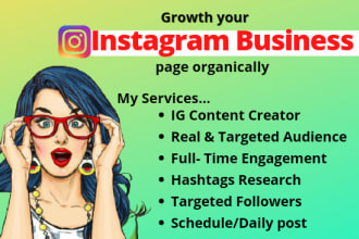 be your instagram marketing manager and content creator