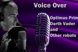 be the voice of optimus prime lord vader and other robots