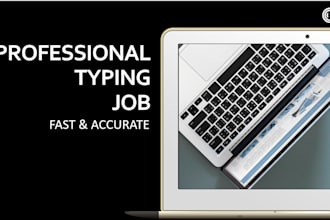 do a professional typing job