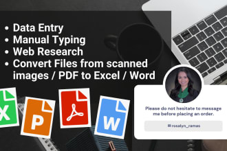 convert PDF to excel for an affordable price